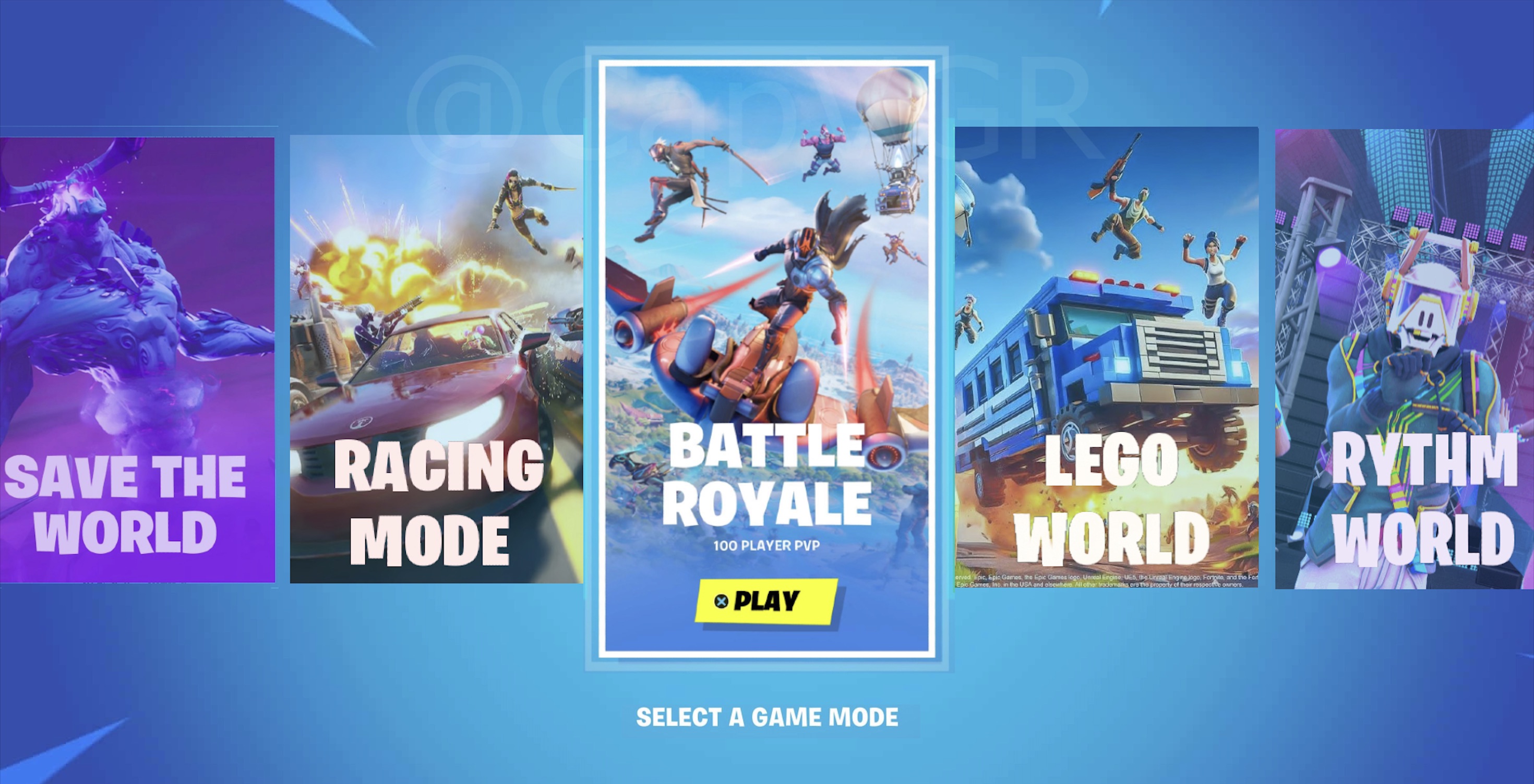 game modes selector image